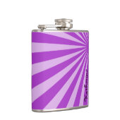 紫の日が差すこと「名前を追加」 フラスク (右)