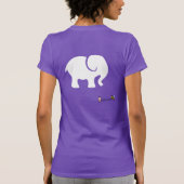 紫の日だ！ Tシャツ (裏面)