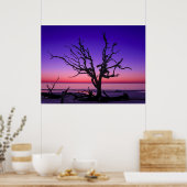 紫の日の出 ポスター (キッチン)