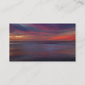 紫の日の出-海海岸 名刺 (裏面)