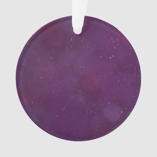 紫の星空 オーナメント (正面)