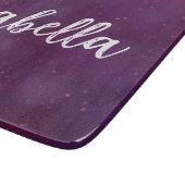 紫の星空 カッティングボード (角)