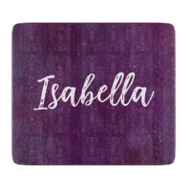 紫の星空 カッティングボード