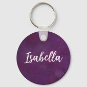 紫の星空 キーホルダー (裏面)