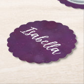 紫の星空 ペーパーコースター (アングル)