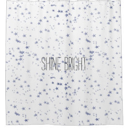 紫の星 シャワーカーテン