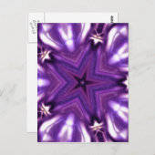 紫の星 ポストカード (正面/裏面)