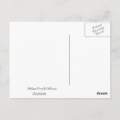 紫の星 ポストカード (裏面)