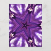 紫の星 ポストカード (正面)
