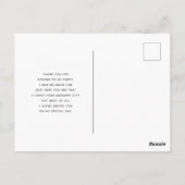 紫の春かわいらしクロッカスの写真 ポストカード (裏面)