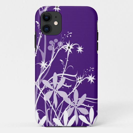 紫の春の花iphone 5懸命ケース Case-Mate iPhoneケース (裏面)