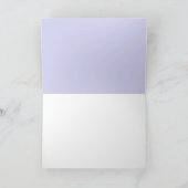 紫の春ワイルドフラワーノートカード カード (内部)