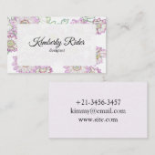 紫の春花 名刺 (正面/裏面)