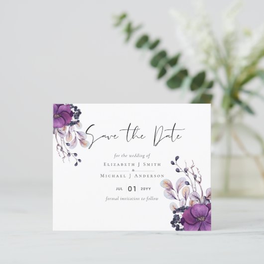 紫の暗いフローラ結婚予算の救日付 (スタンド正面)