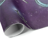 紫の月と杖 ラッピングペーパー (ロールコーナー)