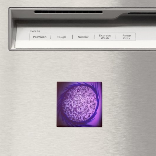 紫の月の夢 マグネット (インサイチュ (食洗機))