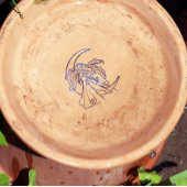 紫の月の女神ウィッカ信者トリプルムーンシンボルアート ラバースタンプ