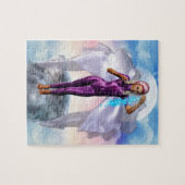 紫の月の妖精マジカル ジグソーパズル (横)