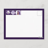 紫の月の子はがき ポストカード (裏面)