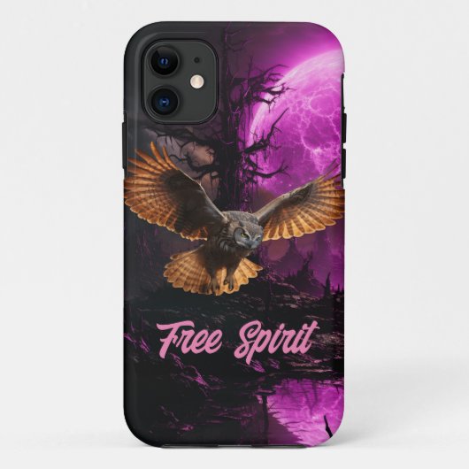 紫の月光 Case-Mate iPhoneケース (裏面)