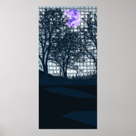 紫の月 ポスター