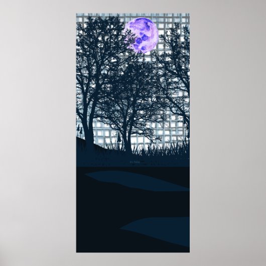 紫の月 ポスター (正面)