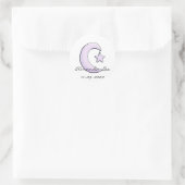 紫の月 ラウンドシール (バッグ)