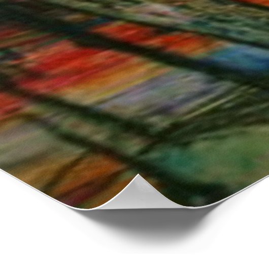 紫の服を着た婦人 ポスター (角)