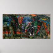 紫の服を着た婦人 ポスター (正面)