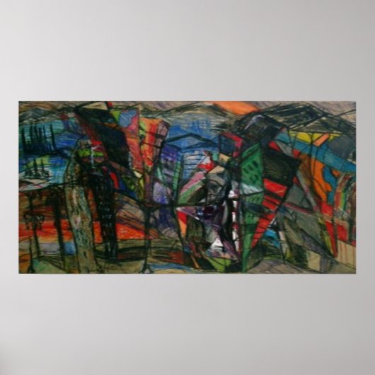 紫の服を着た婦人 ポスター (正面)