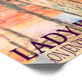 紫の服を着た婦人 ポスター (角)