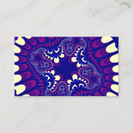 紫の朝顔の花 名刺