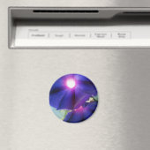 紫の朝顔花 マグネット (インサイチュ (食洗機))