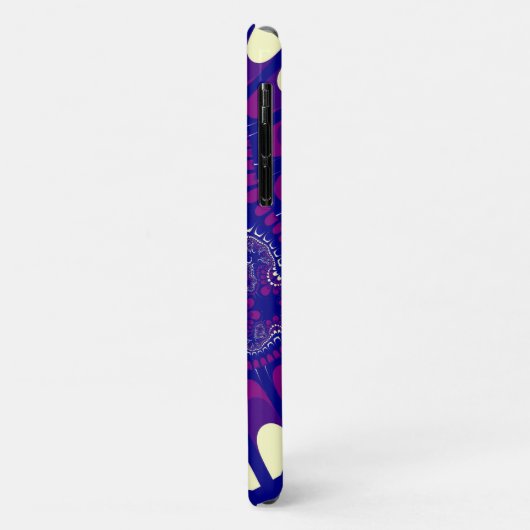 紫の朝顔花 Case-Mate iPhoneケース (裏面/左)