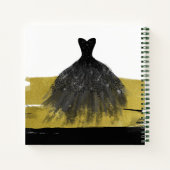 紫の木の日誌のノート ノートブック (裏面)