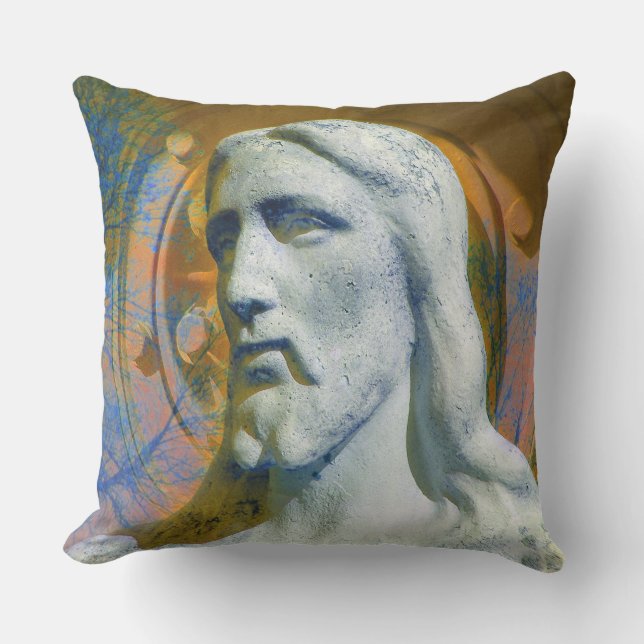 紫の木ジャンボ屋外枕 アウトドアクッション (正面)