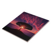 紫の木日 タイル (側面)