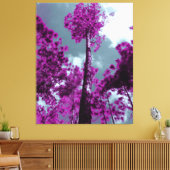 紫の木 キャンバスプリント (インサイチュ (リビング))