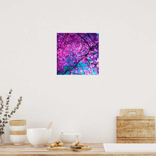 紫の木XI ポスター (キッチン)