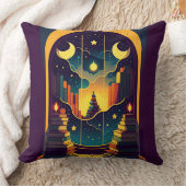 紫の本の魔法の領域 クッション (ブランケット)