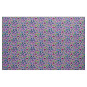 紫の柄にハロウィーンキャンディオート ファブリック (ヤード)