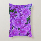 紫の梅のアクセント枕 アクセントクッション (正面(垂直))