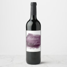 紫の梅モダンの水色ロマン結婚ティック