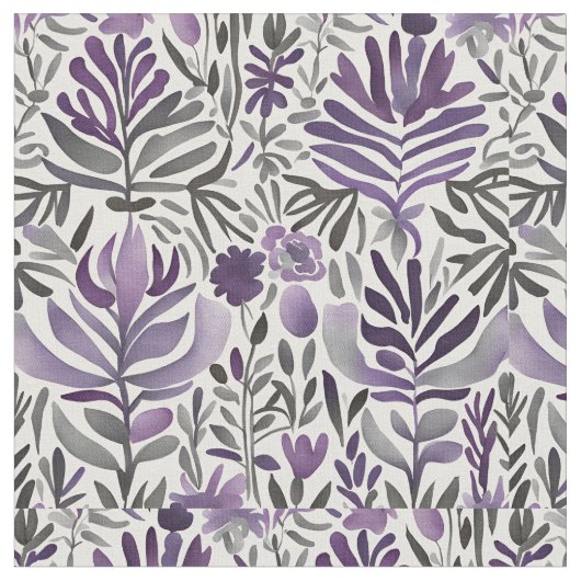 紫の植物要素 ファブリック (クローズアップ)