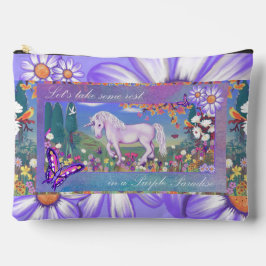 紫の楽園 アクセサリーポーチ