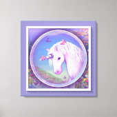 紫の楽園 キャンバスプリント (正面)