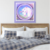 紫の楽園 キャンバスプリント (インサイチュ (寝室))