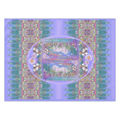 紫の楽園 テーブルクロス (正面(横))