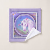 紫の楽園 バスタオルセット (ウォッシュタオル)