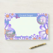 紫の楽園 ポストイット (デスク)